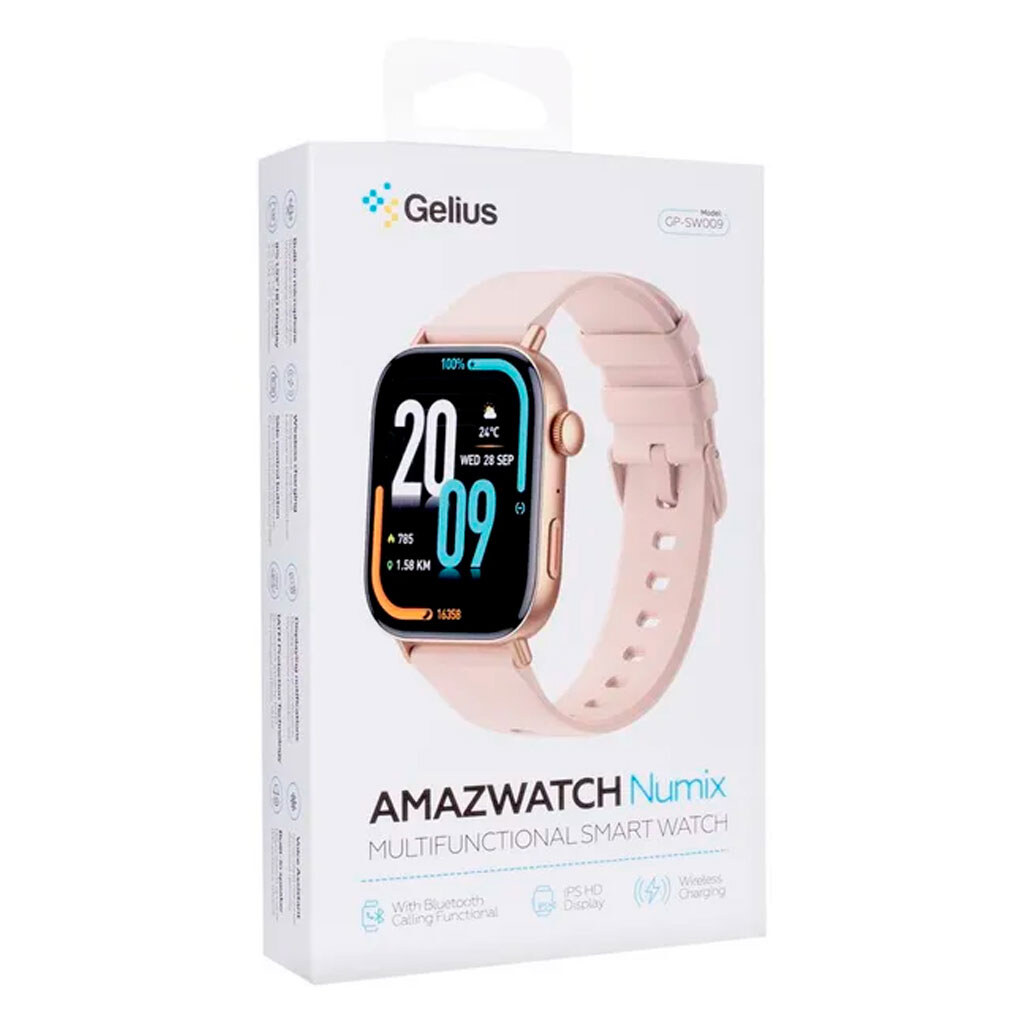 Умные часы Gelius GP-SW009 Amazwatch Numix, Золотой - № 7 Умные часы Gelius GP-SW009 Amazwatch Numix, Золотой - № 7