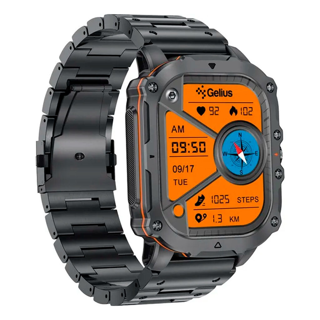 Умные часы Gelius GP-SW016 Tactical Heavy, Черный - № 1 Умные часы Gelius GP-SW016 Tactical Heavy, Черный - № 1