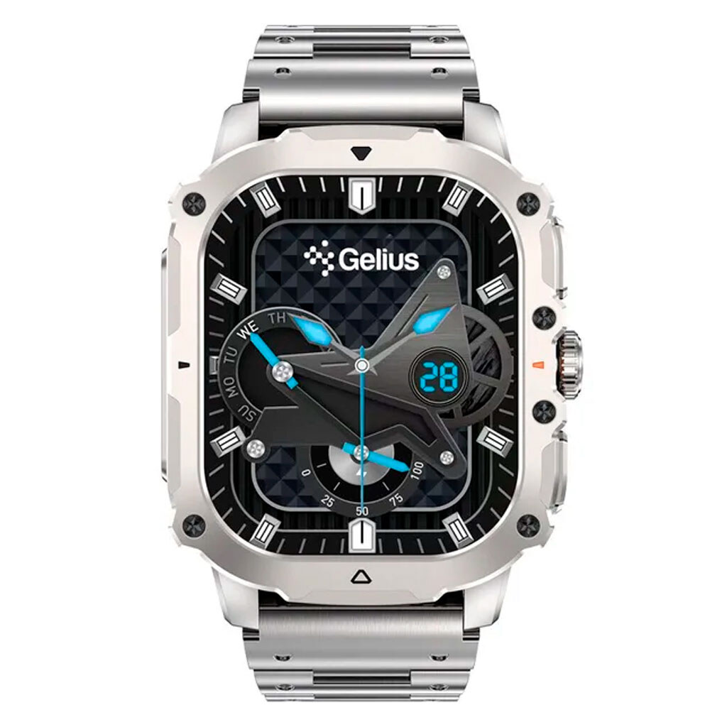Умные часы Gelius GP-SW016 Tactical Heavy, Серебряный - № 4 Умные часы Gelius GP-SW016 Tactical Heavy, Серебряный - № 4
