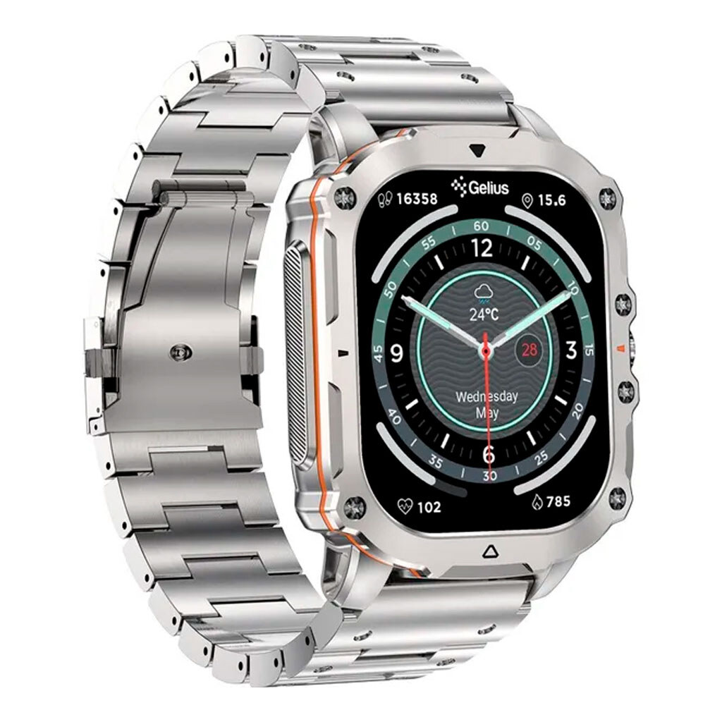 Умные часы Gelius GP-SW016 Tactical Heavy, Серебряный - № 5 Умные часы Gelius GP-SW016 Tactical Heavy, Серебряный - № 5