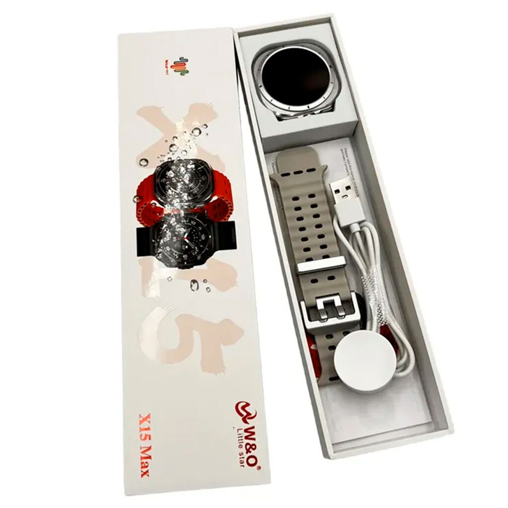 Умные часы W&O X15 Max, Белый - № 5 Умные часы W&O X15 Max, Белый - № 5