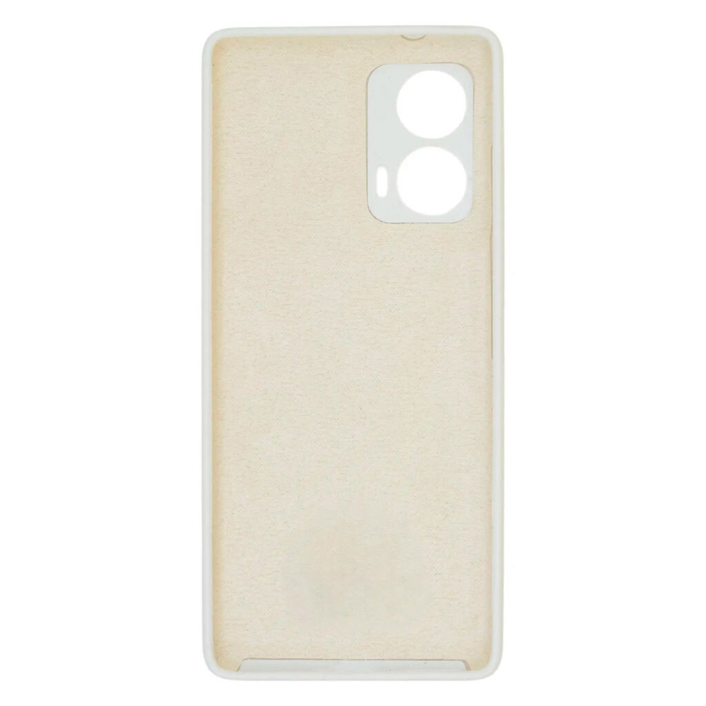 Чехол (накладка) Motorola XT2429 Moto Edge 50 Fusion, Original Soft Case, Белый - № 2 Чехол (накладка) Motorola XT2429 Moto Edge 50 Fusion, Original Soft Case, Белый - № 2