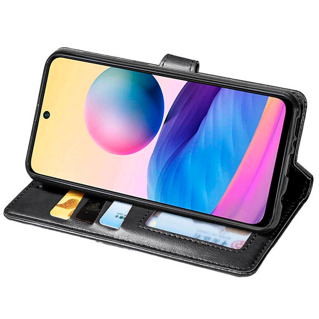 Чохол (книжка) Xiaomi Redmi 10X / Redmi Note 9, GETMAN Gallant, Чорний - № 3 Чохол (книжка) Xiaomi Redmi 10X / Redmi Note 9, GETMAN Gallant, Чорний - № 3