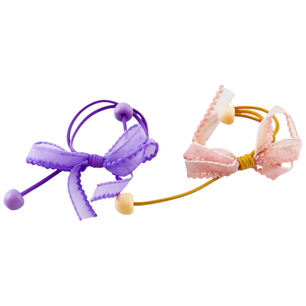 Набор резинок для детских волос с бантиком - № 1 Набор резинок для детских волос с бантиком - № 1