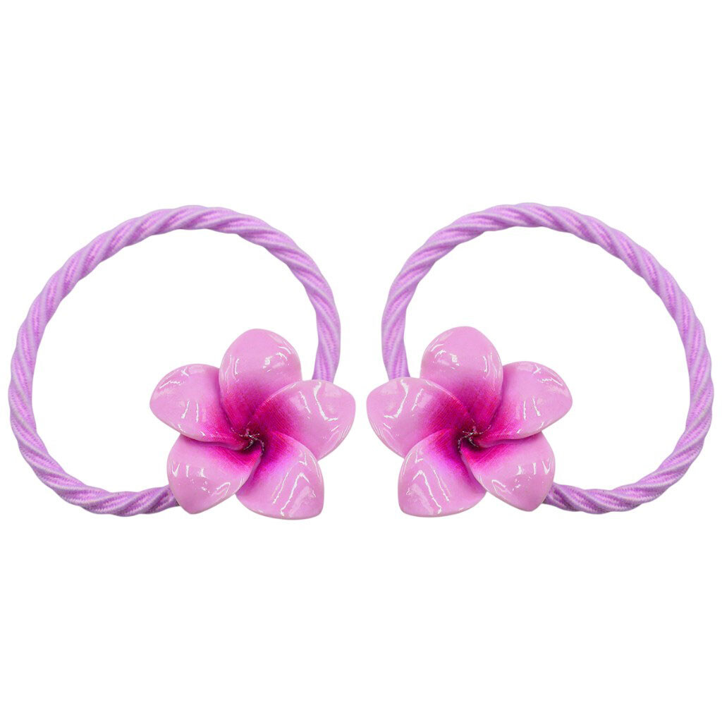 Набір резинок для волосся з декором "Квіти" - № 1 Набір резинок для волосся з декором "Квіти" - № 1