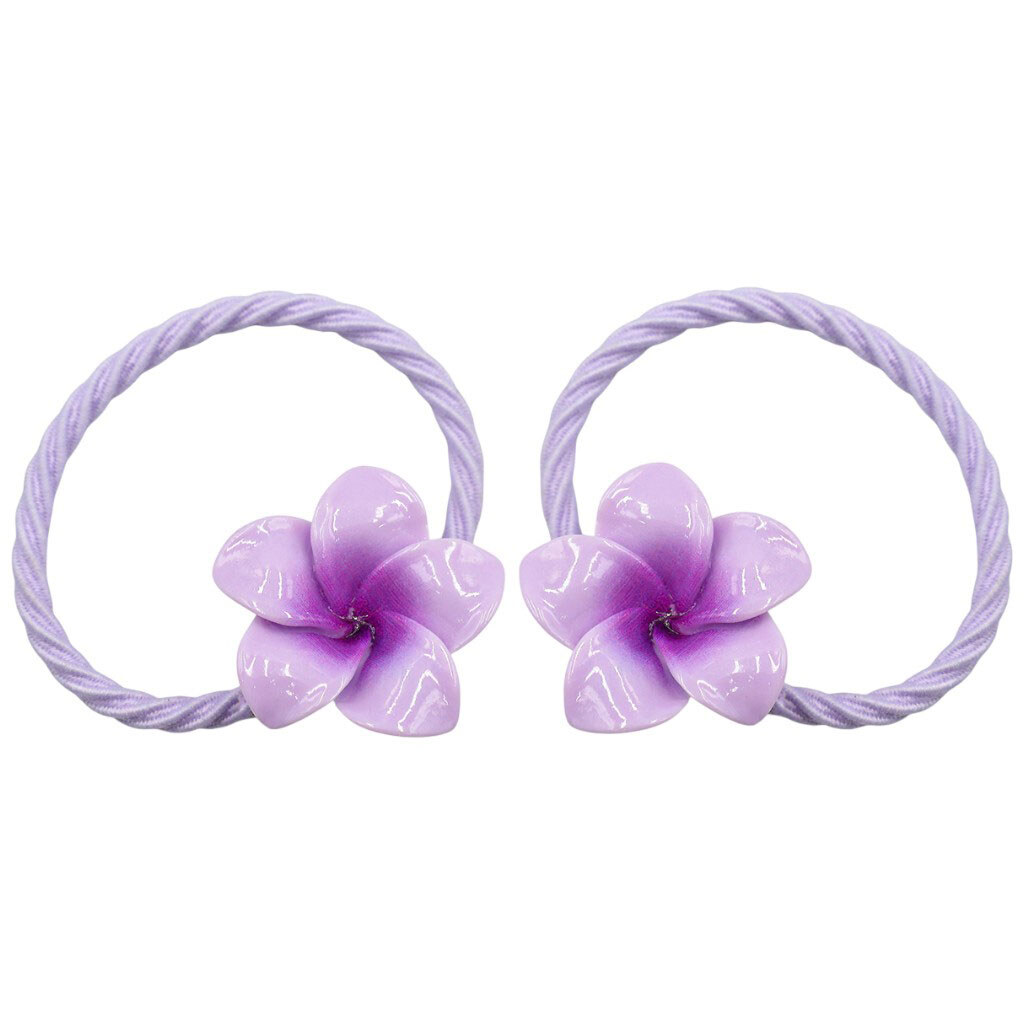 Набір резинок для волосся з декором "Квіти" - № 3 Набір резинок для волосся з декором "Квіти" - № 3