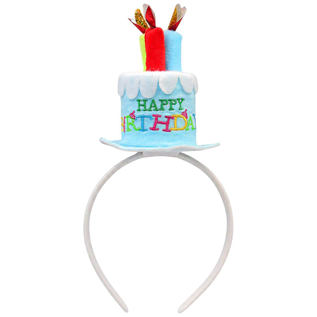 Обруч для волос со шляпой "Нappy Birthday" - № 1 Обруч для волос со шляпой "Нappy Birthday" - № 1