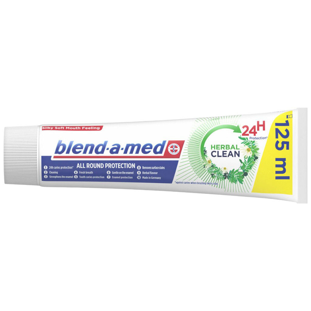 Паста зубная Blend-a-Med All protection Herbal Clean, 125 мл - № 1 Паста зубная Blend-a-Med All protection Herbal Clean, 125 мл - № 1
