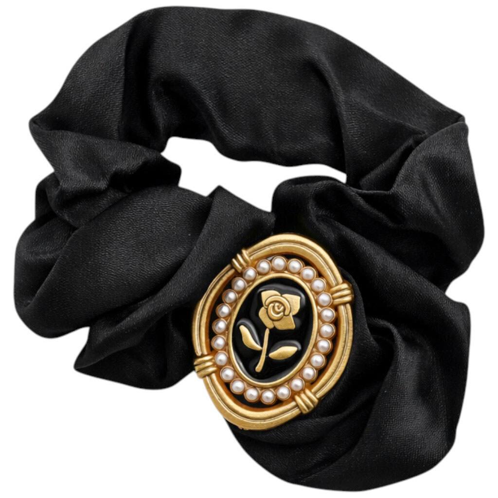 Резинка для волос тканевая с декором Lovit - № 1 Резинка для волос тканевая с декором Lovit - № 1