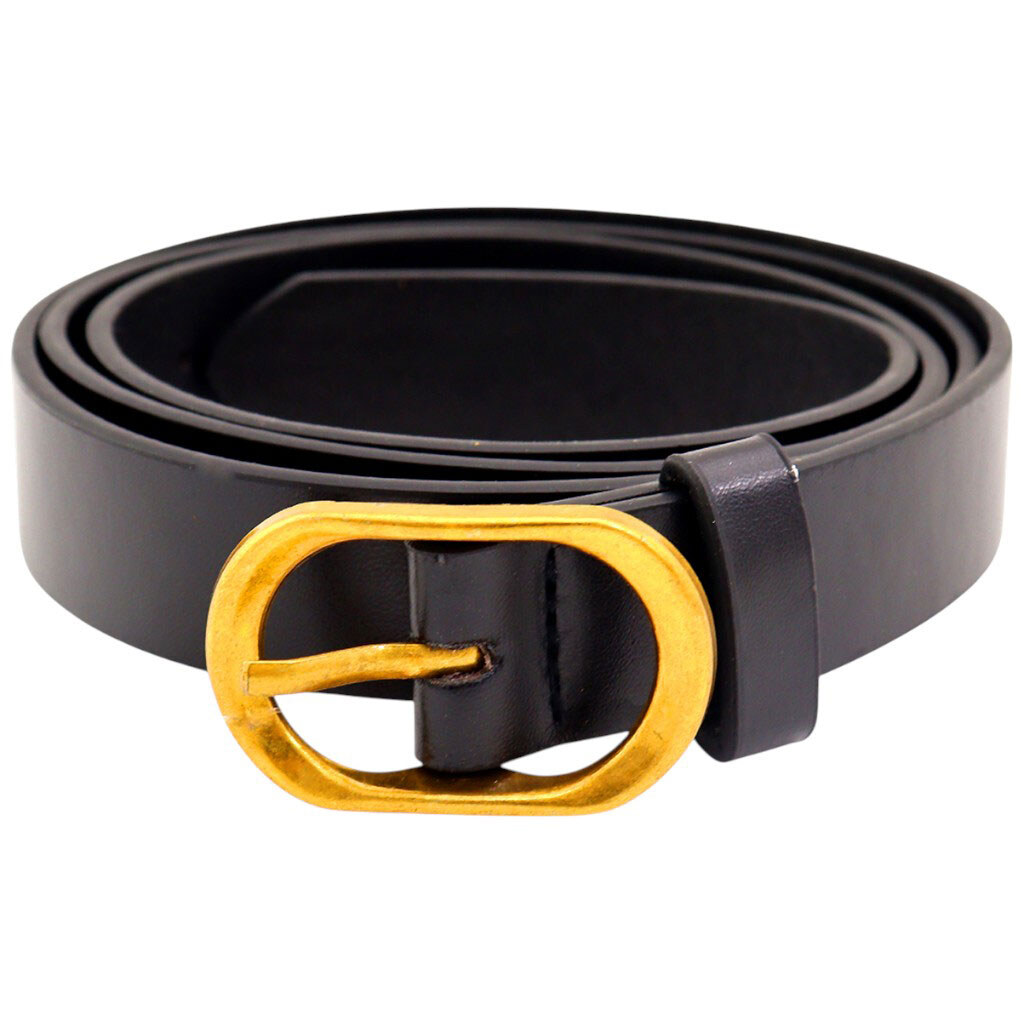 Ремень женский экокожа с классической пряжкой в ассортименте - № 1 Ремень женский экокожа с классической пряжкой в ассортименте - № 1