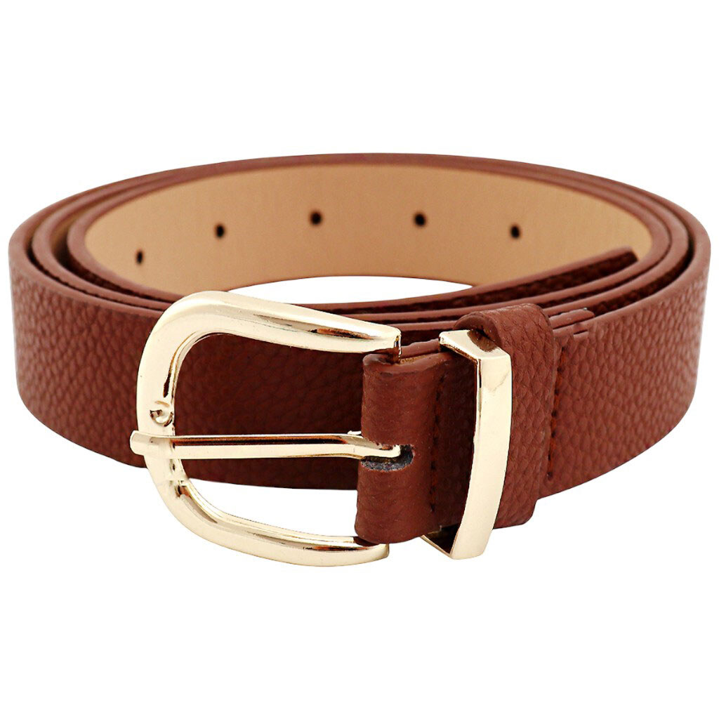 Ремень женский экокожа с классической пряжкой в ассортименте - № 1 Ремень женский экокожа с классической пряжкой в ассортименте - № 1