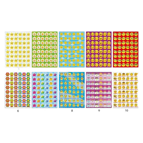 Наклейки стикеры "Оценка", формат А5, Експрес Удачі - № 1 Наклейки стикеры "Оценка", формат А5, Експрес Удачі - № 1