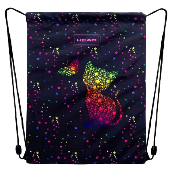 Сумка для взуття "RAINBOW KITTY" із золотистим ефектом. - № 1 Сумка для взуття "RAINBOW KITTY" із золотистим ефектом. - № 1