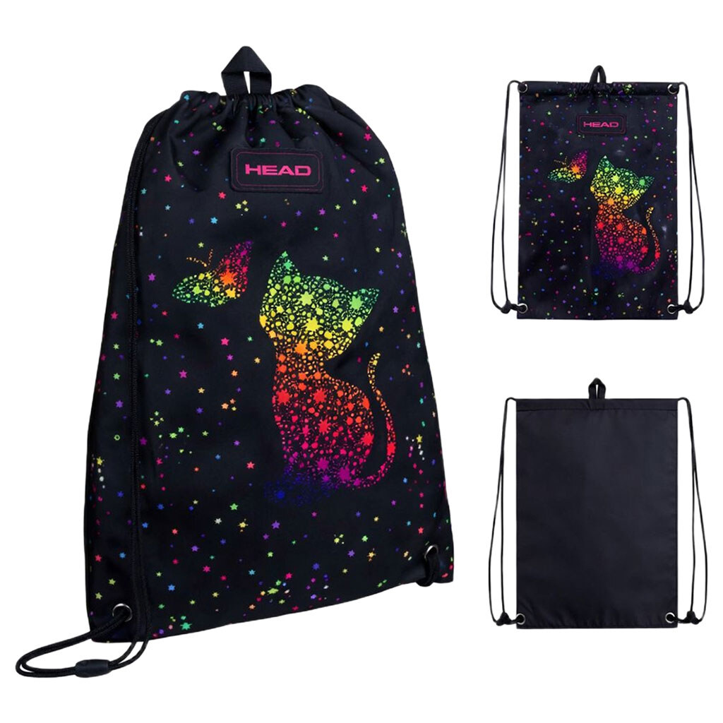 Сумка для взуття "RAINBOW KITTY" із золотистим ефектом. - № 2 Сумка для взуття "RAINBOW KITTY" із золотистим ефектом. - № 2