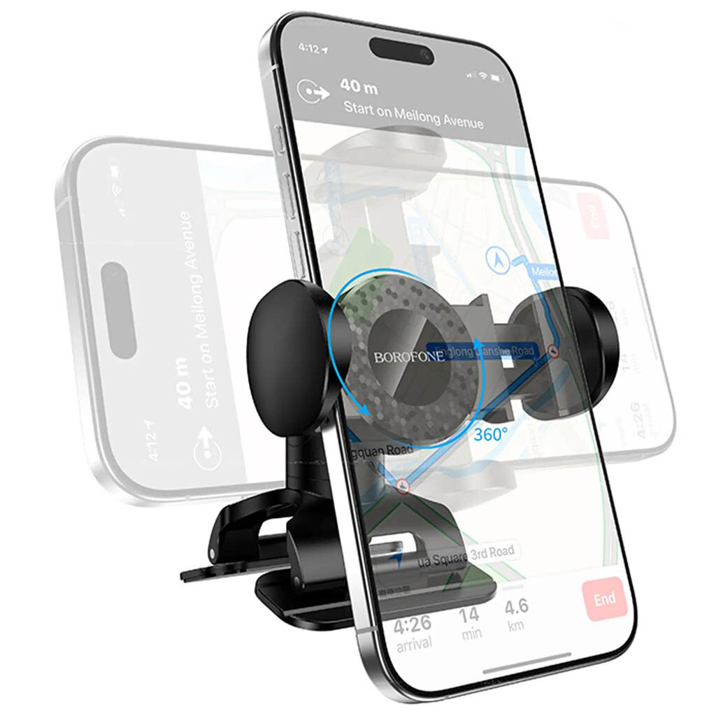 Держатель (Холдер) Borofone BH142, Черный - № 3 Держатель (Холдер) Borofone BH142, Черный - № 3