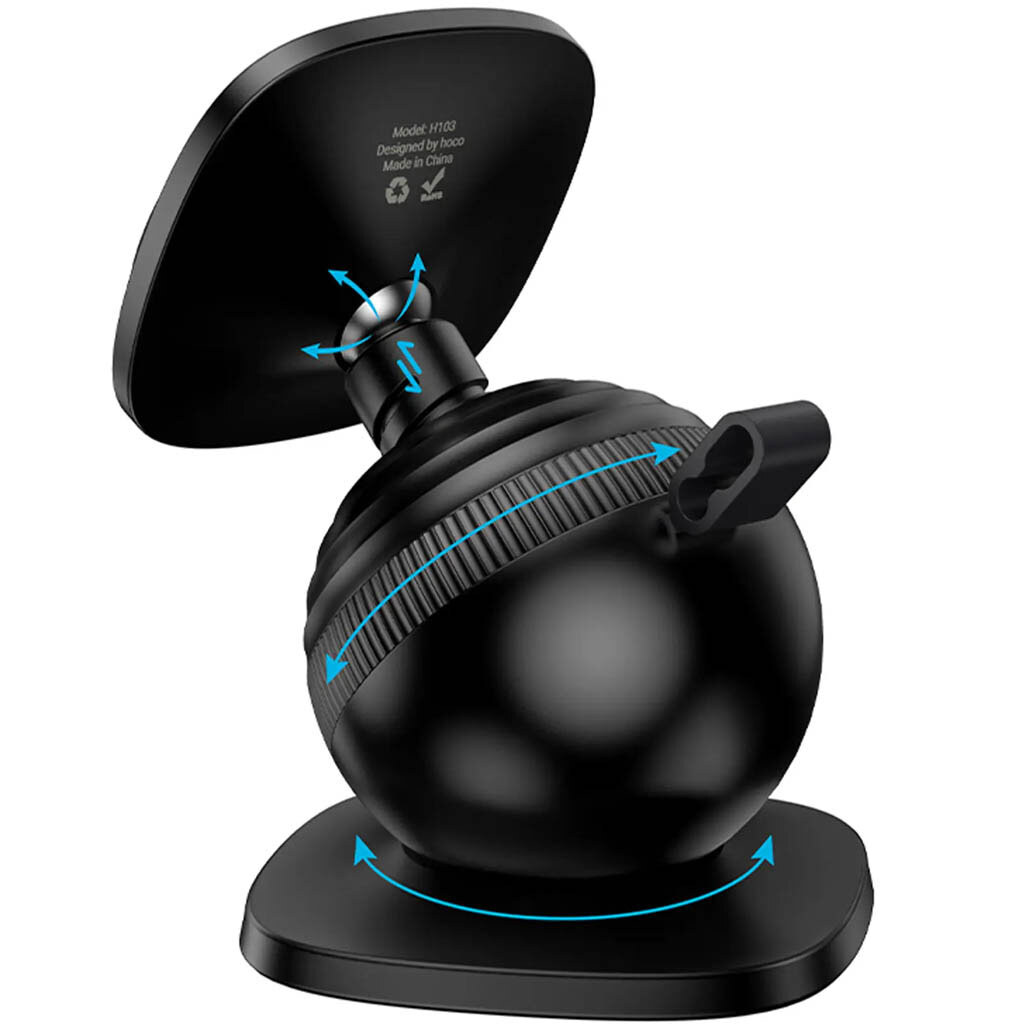 Тримач (Холдер) Hoco H103 Daisy, Чорний - № 2 Тримач (Холдер) Hoco H103 Daisy, Чорний - № 2