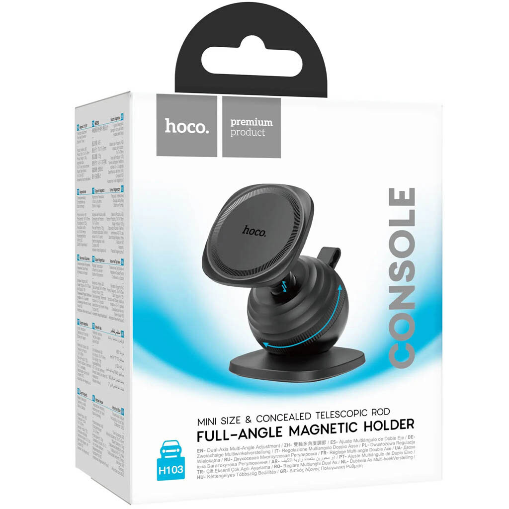 Тримач (Холдер) Hoco H103 Daisy, Чорний - № 6 Тримач (Холдер) Hoco H103 Daisy, Чорний - № 6