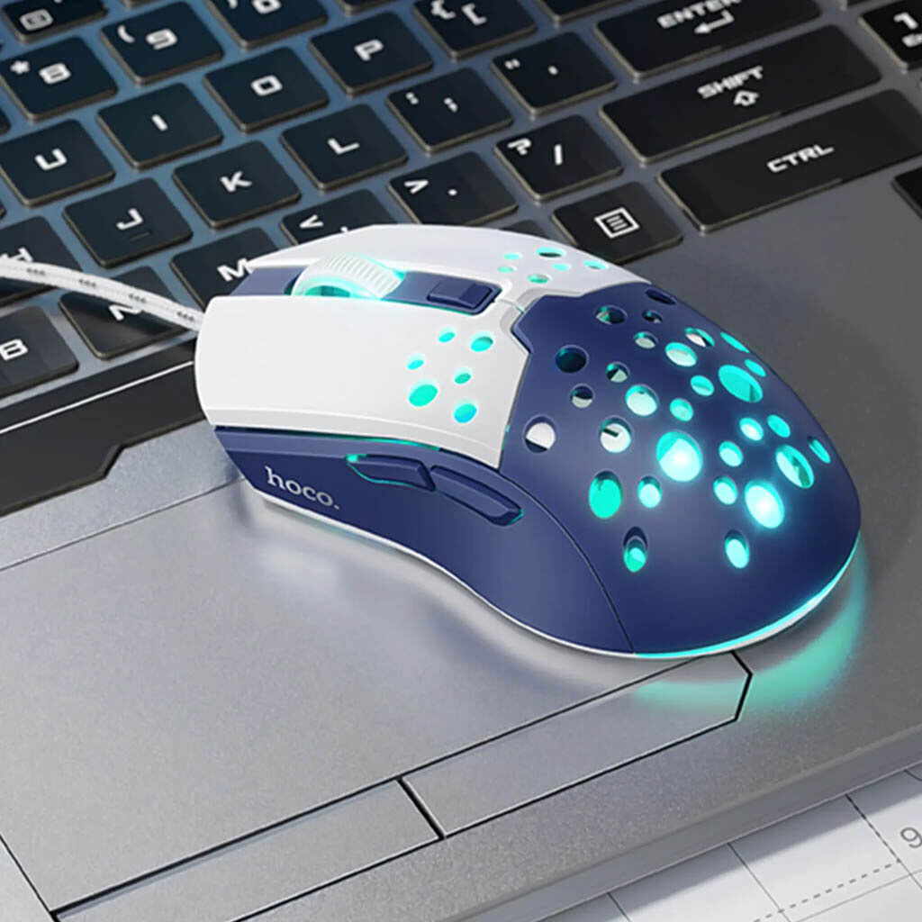 Мышь Hoco GM51 Sky Luminous, Белый - № 3 Мышь Hoco GM51 Sky Luminous, Белый - № 3