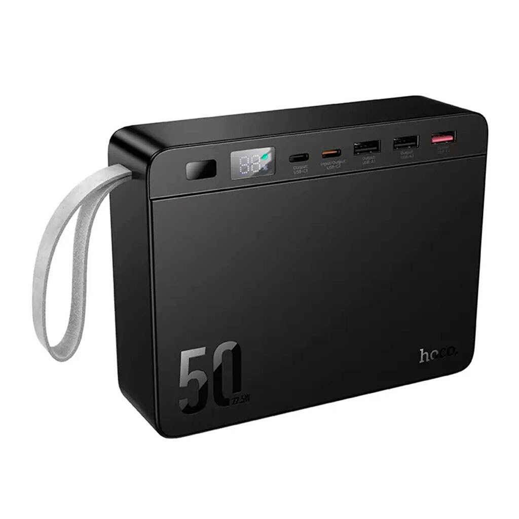 Портативная батарея (Power Bank) Hoco J166 Carretera, 50000 mAh, Черный - № 1 Портативная батарея (Power Bank) Hoco J166 Carretera, 50000 mAh, Черный - № 1