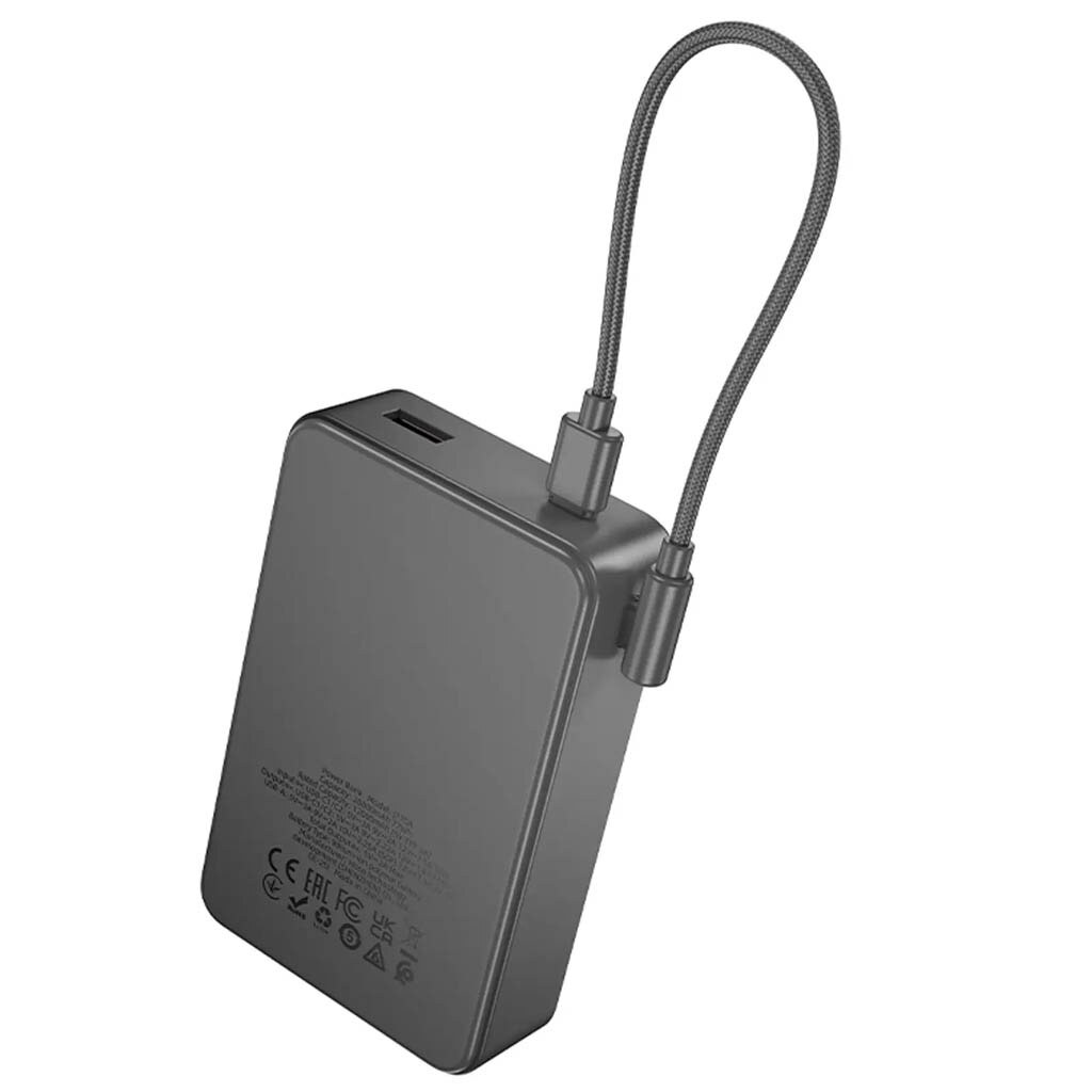 Портативная батарея (Power Bank) Hoco J170A Starlight, 20000 mAh, Серый - № 3 Портативная батарея (Power Bank) Hoco J170A Starlight, 20000 mAh, Серый - № 3