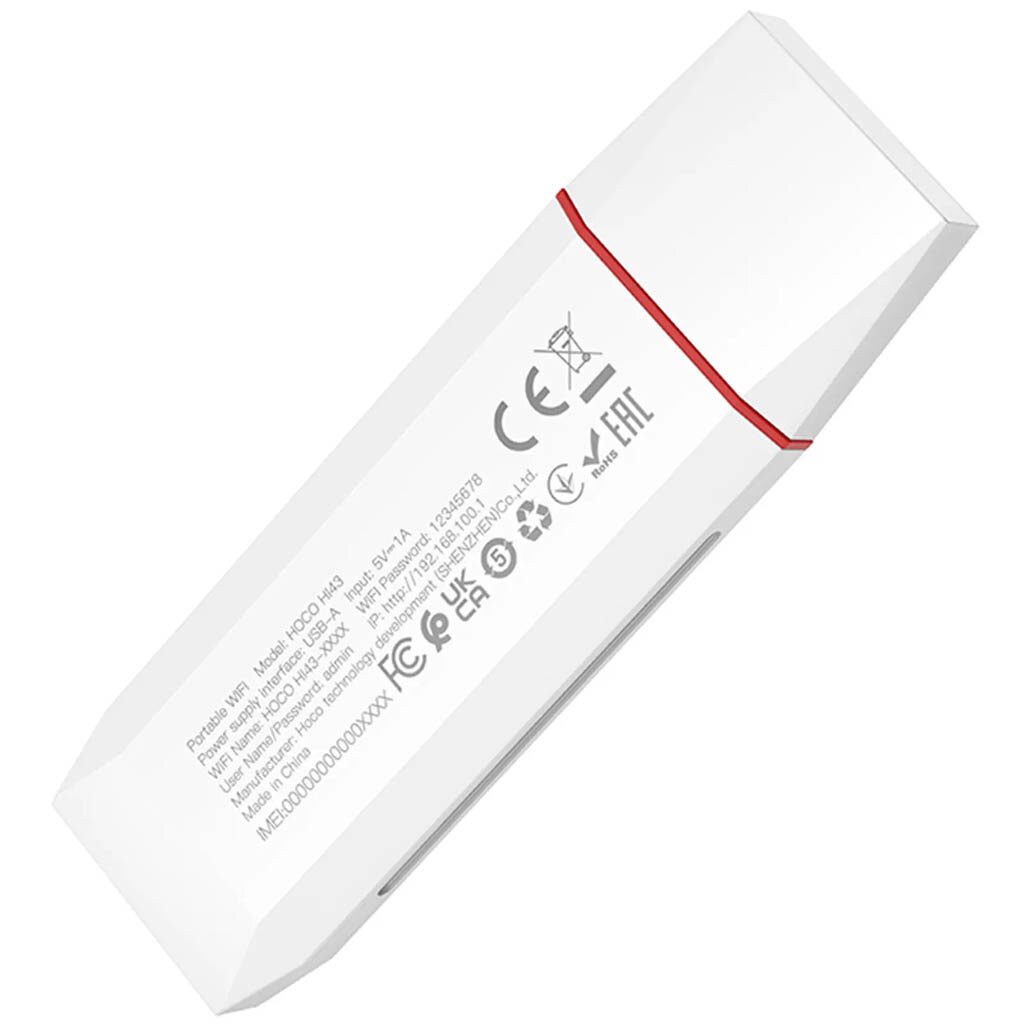 WIFI роутер Hoco HI43, Белый - № 2 WIFI роутер Hoco HI43, Белый - № 2
