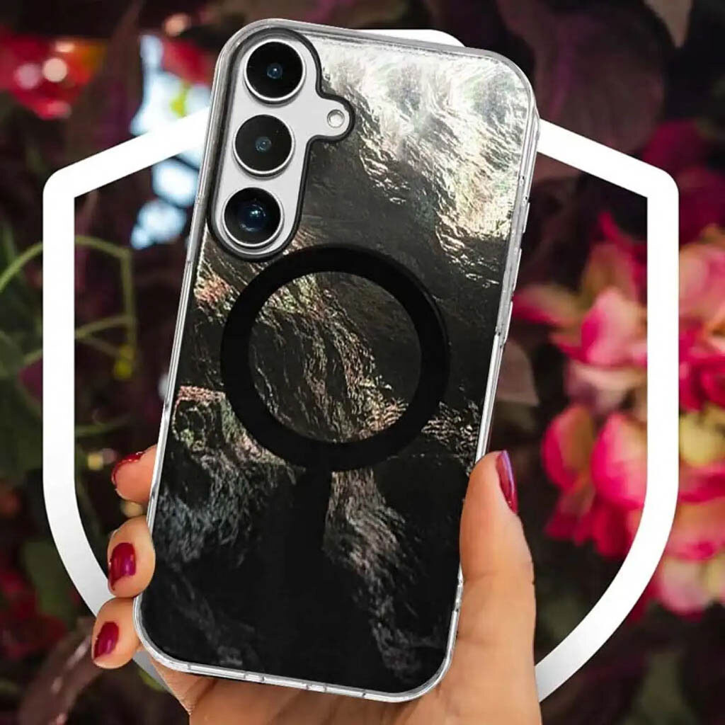 Чехол (накладка) Samsung Galaxy S26 Edge / Galaxy S26 Plus, Shiny Mountain, MagSafe, Черный - № 2 Чехол (накладка) Samsung Galaxy S26 Edge / Galaxy S26 Plus, Shiny Mountain, MagSafe, Черный - № 2