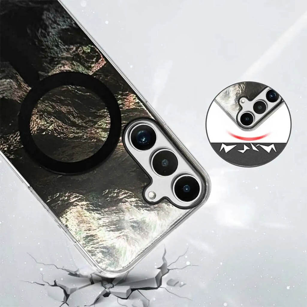 Чехол (накладка) Samsung Galaxy S26 Edge / Galaxy S26 Plus, Shiny Mountain, MagSafe, Черный - № 3 Чехол (накладка) Samsung Galaxy S26 Edge / Galaxy S26 Plus, Shiny Mountain, MagSafe, Черный - № 3