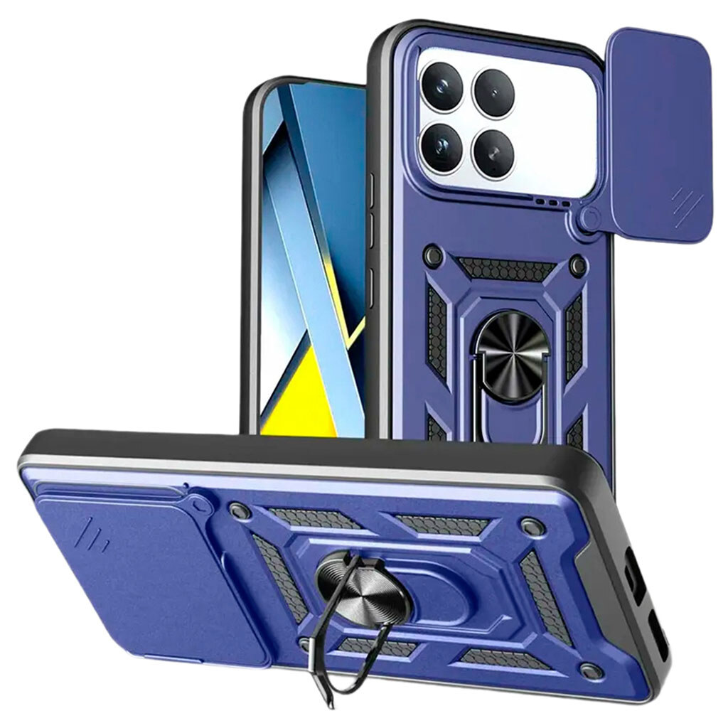 Чехол (накладка) Xiaomi Poco F8 Pro, Armor Guard Shield, Синий - № 1 Чехол (накладка) Xiaomi Poco F8 Pro, Armor Guard Shield, Синий - № 1