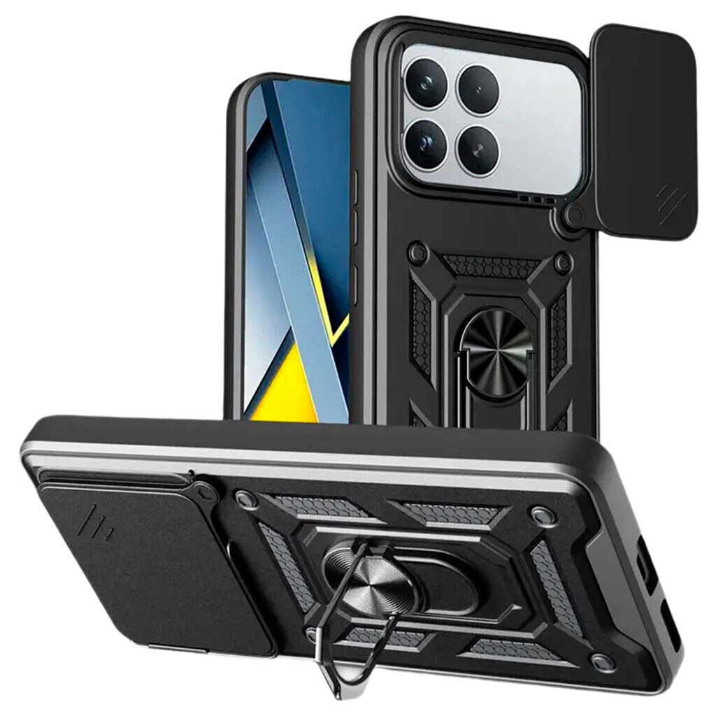 Чехол (накладка) Xiaomi Poco F8 Pro, Armor Guard Shield, Черный - № 1 Чехол (накладка) Xiaomi Poco F8 Pro, Armor Guard Shield, Черный - № 1