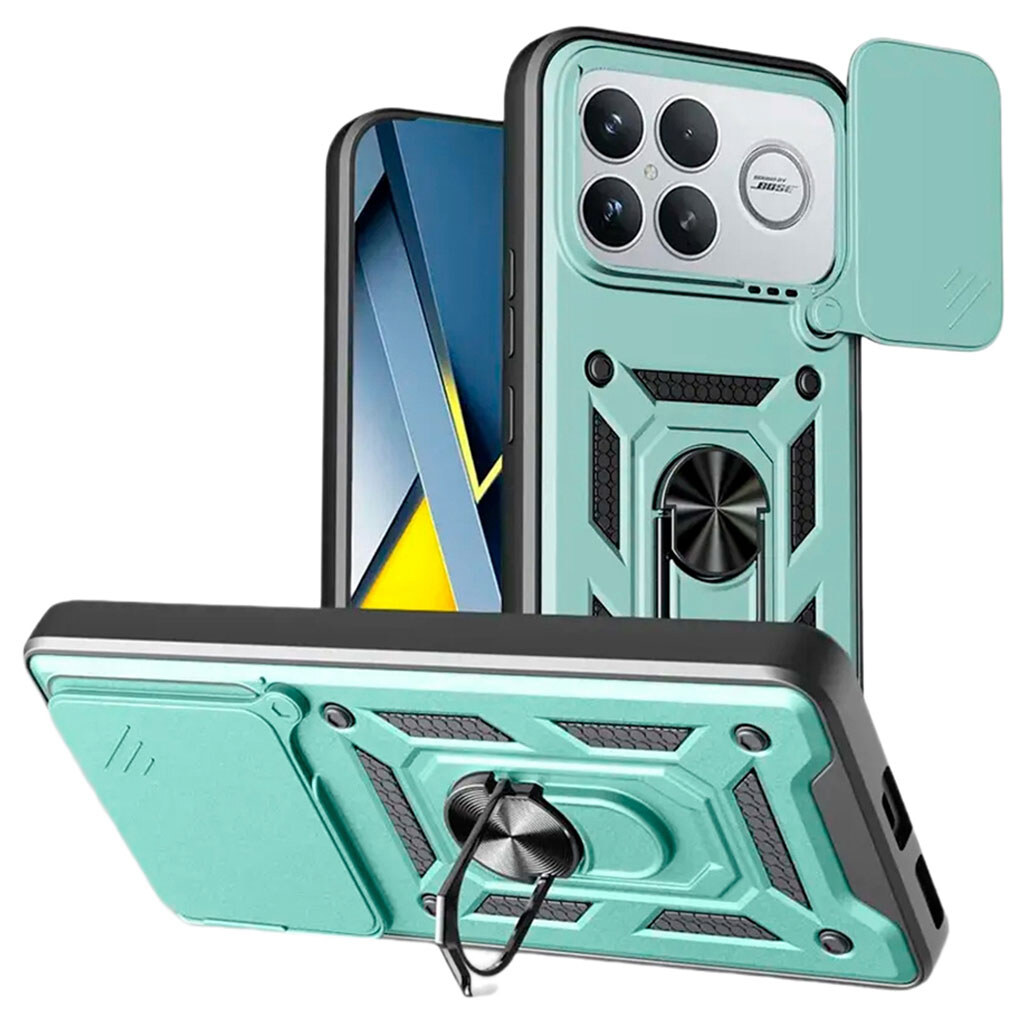 Чехол (накладка) Xiaomi Poco F8 Ultra, Armor Guard Shield, Зеленый - № 1 Чехол (накладка) Xiaomi Poco F8 Ultra, Armor Guard Shield, Зеленый - № 1