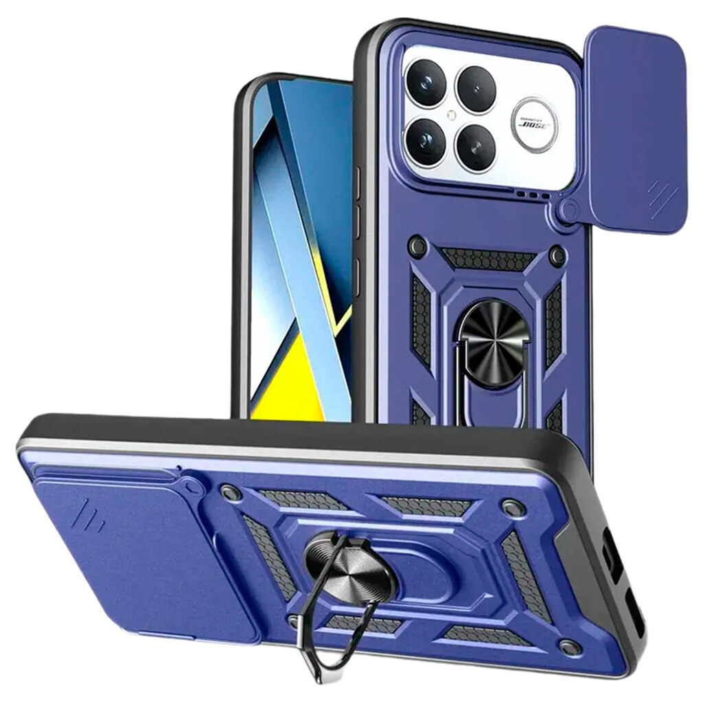 Чехол (накладка) Xiaomi Poco F8 Ultra, Armor Guard Shield, Синий - № 1 Чехол (накладка) Xiaomi Poco F8 Ultra, Armor Guard Shield, Синий - № 1