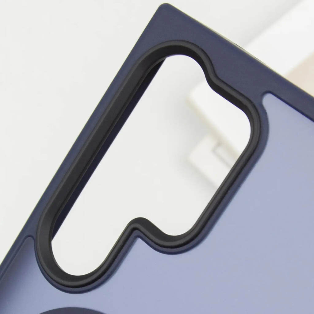 Чехол (накладка) Samsung Galaxy S26 Ultra, Epik Metal Buttons Colorful, MagSafe, Navy Blue, Синий - № 4 Чехол (накладка) Samsung Galaxy S26 Ultra, Epik Metal Buttons Colorful, MagSafe, Navy Blue, Синий - № 4