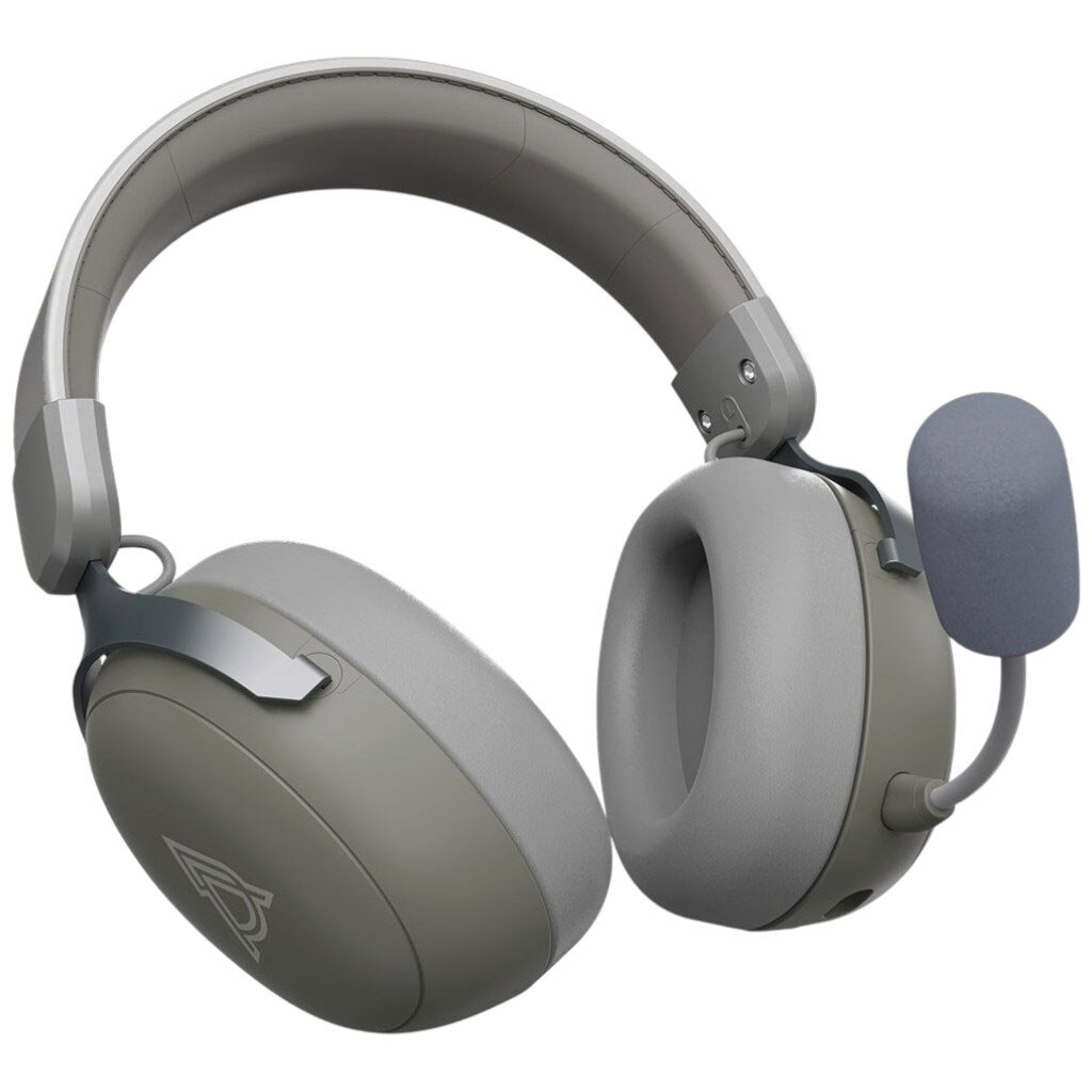 Bluetooth-гарнітура Ajazz AHM08 MAX 3-Mode, З мікрофоном, Стерео, Сірий - № 2 Bluetooth-гарнітура Ajazz AHM08 MAX 3-Mode, З мікрофоном, Стерео, Сірий - № 2