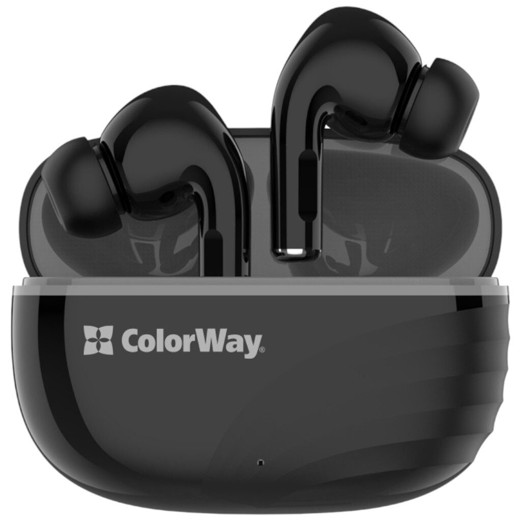 Bluetooth-гарнітура СolorWay Slim TWS-5 Earbuds, З мікрофоном, Стерео, Чорний - № 2 Bluetooth-гарнітура СolorWay Slim TWS-5 Earbuds, З мікрофоном, Стерео, Чорний - № 2
