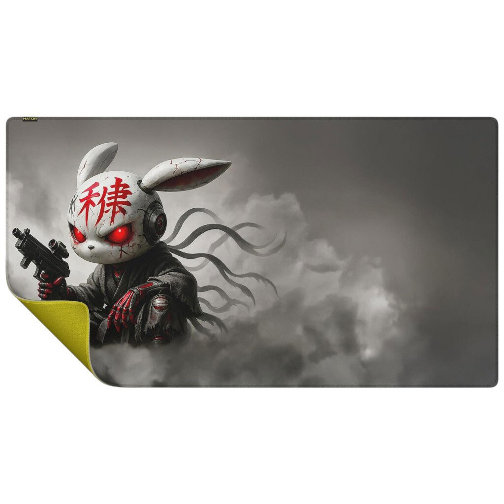 Коврик для мыши Hator Tonn Evo 3XL Angry Bunny, Рисунок - № 1 Коврик для мыши Hator Tonn Evo 3XL Angry Bunny, Рисунок - № 1