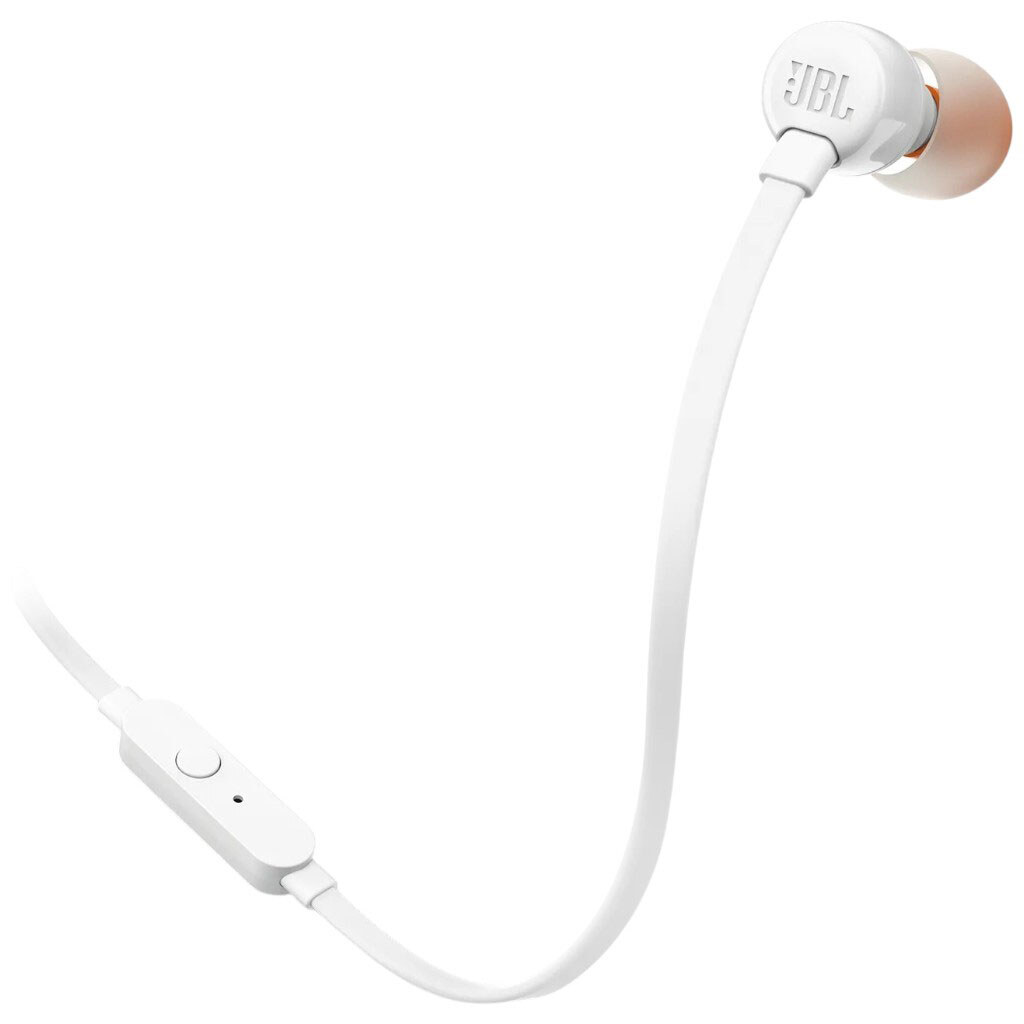 Гарнитура JBL Tune 110 Eco, С микрофоном, Белый - № 1 Гарнитура JBL Tune 110 Eco, С микрофоном, Белый - № 1