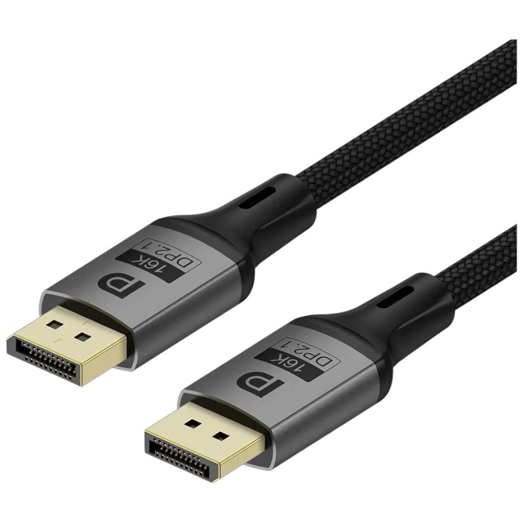 Кабель ColorWay CW-CBDP092-BK, DisplayPort, 3.0 м., Чорний - № 1 Кабель ColorWay CW-CBDP092-BK, DisplayPort, 3.0 м., Чорний - № 1