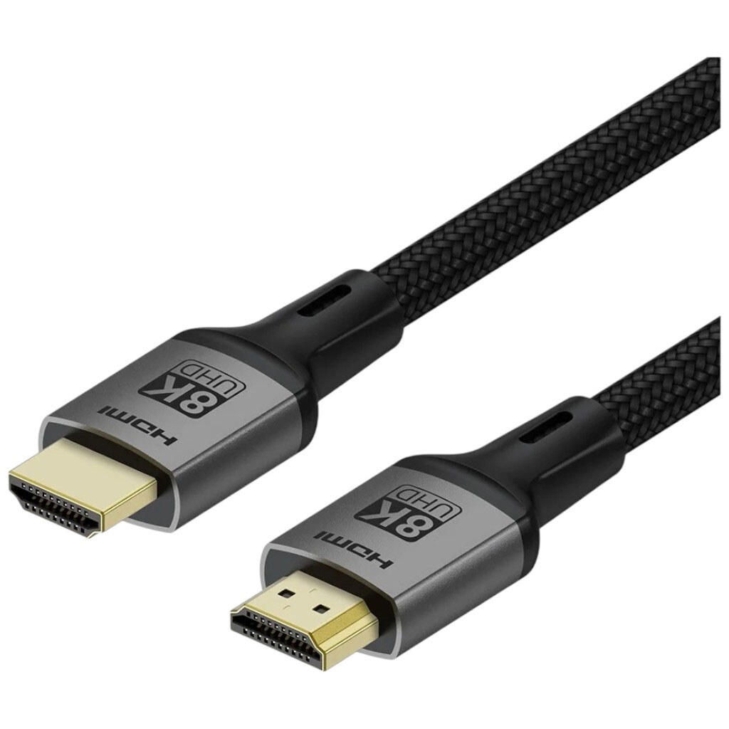 Кабель ColorWay CW-CBHD088-BK, HDMI, 2.0 м., Чорний - № 1 Кабель ColorWay CW-CBHD088-BK, HDMI, 2.0 м., Чорний - № 1