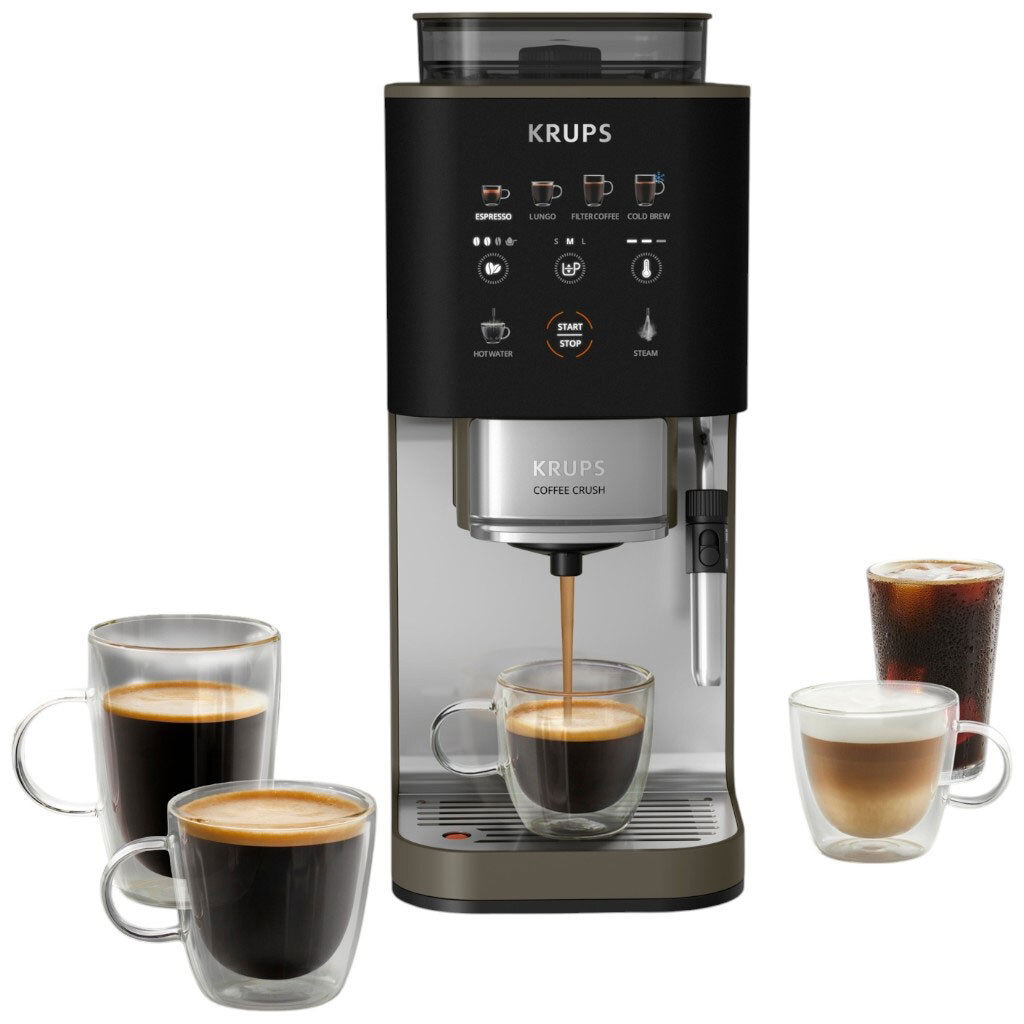 Кофемашина Krups Coffee Crush Experience SA403BE0, Черный - № 2 Кофемашина Krups Coffee Crush Experience SA403BE0, Черный - № 2
