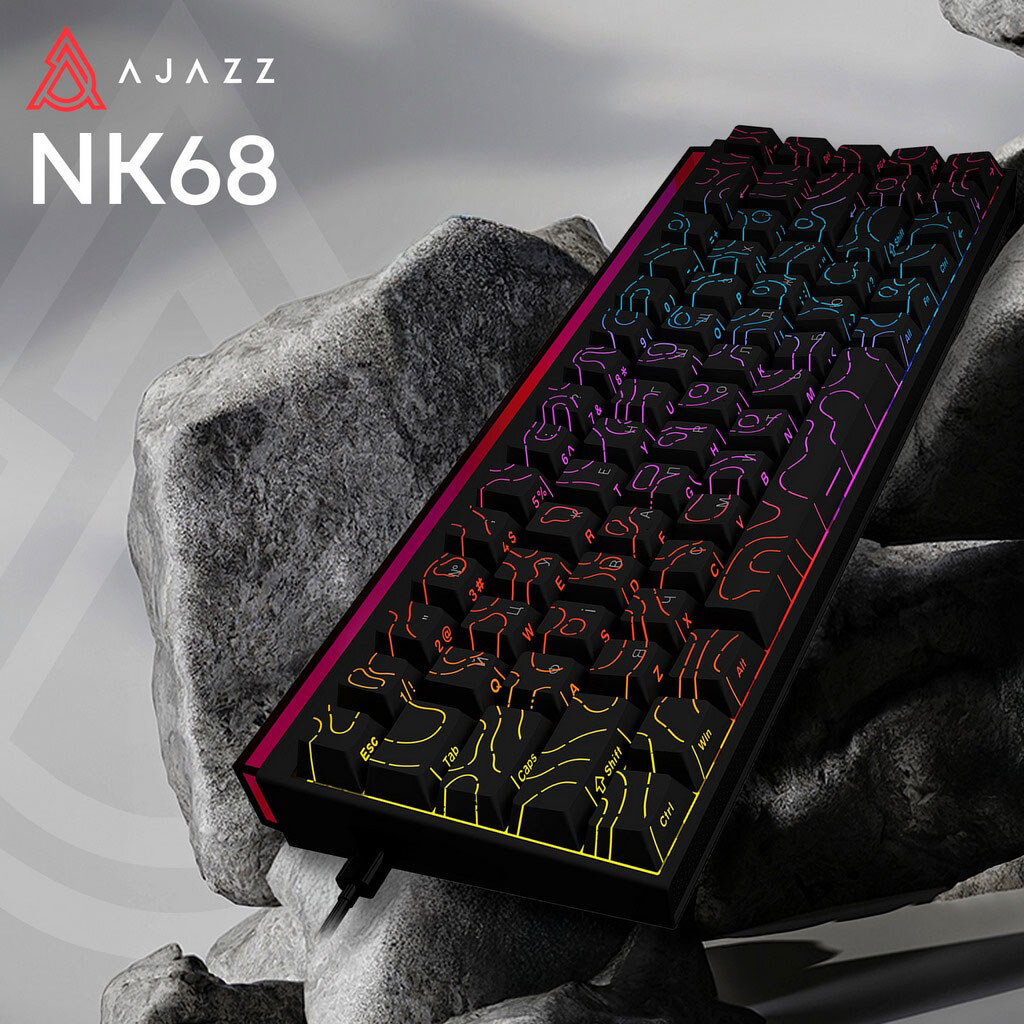 Клавіатура Ajazz NK68, Чорний - № 5 Клавіатура Ajazz NK68, Чорний - № 5