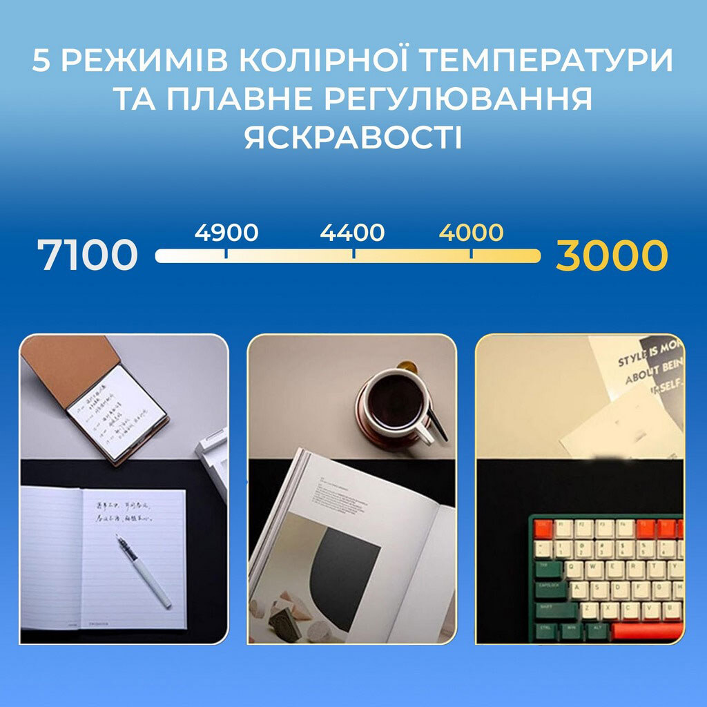 Лампа на монитор OfficePro SL121B, Черный - № 5 Лампа на монитор OfficePro SL121B, Черный - № 5
