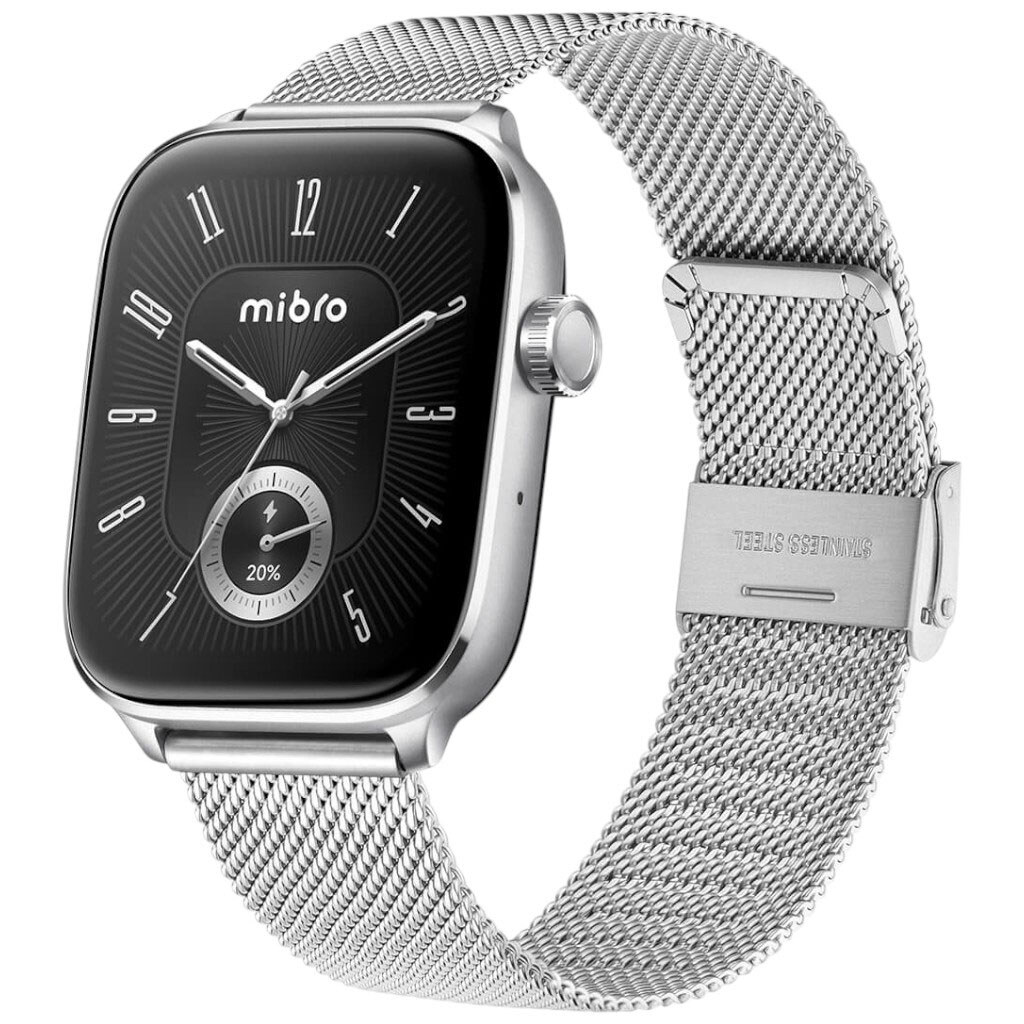 Умные часы Mibro Fit, Серебряный - № 1 Умные часы Mibro Fit, Серебряный - № 1