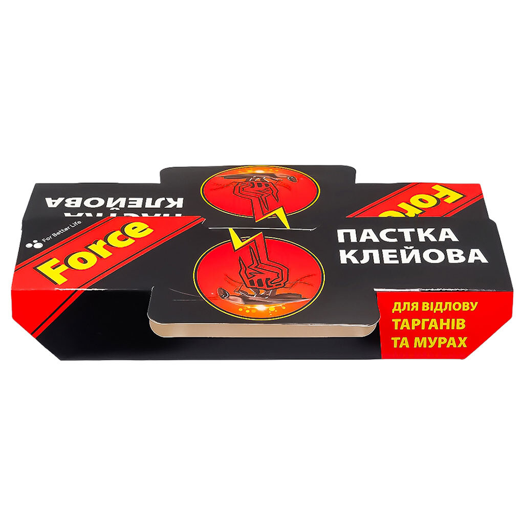 Ловушка клеевая от тараканов и муравьев "Force", 1 шт. - № 2 Ловушка клеевая от тараканов и муравьев "Force", 1 шт. - № 2
