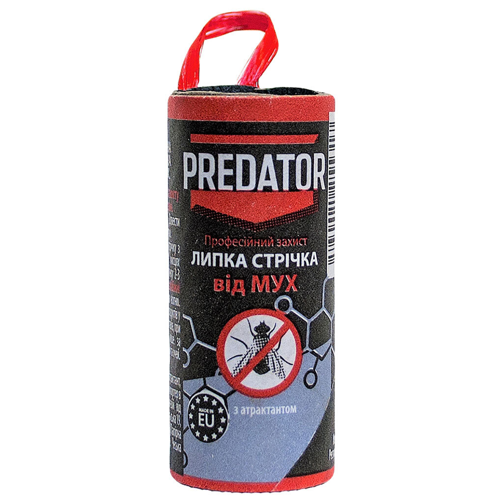 Лента от мух липкая PREDATOR с аттрактантом, 1 шт. - № 1 Лента от мух липкая PREDATOR с аттрактантом, 1 шт. - № 1