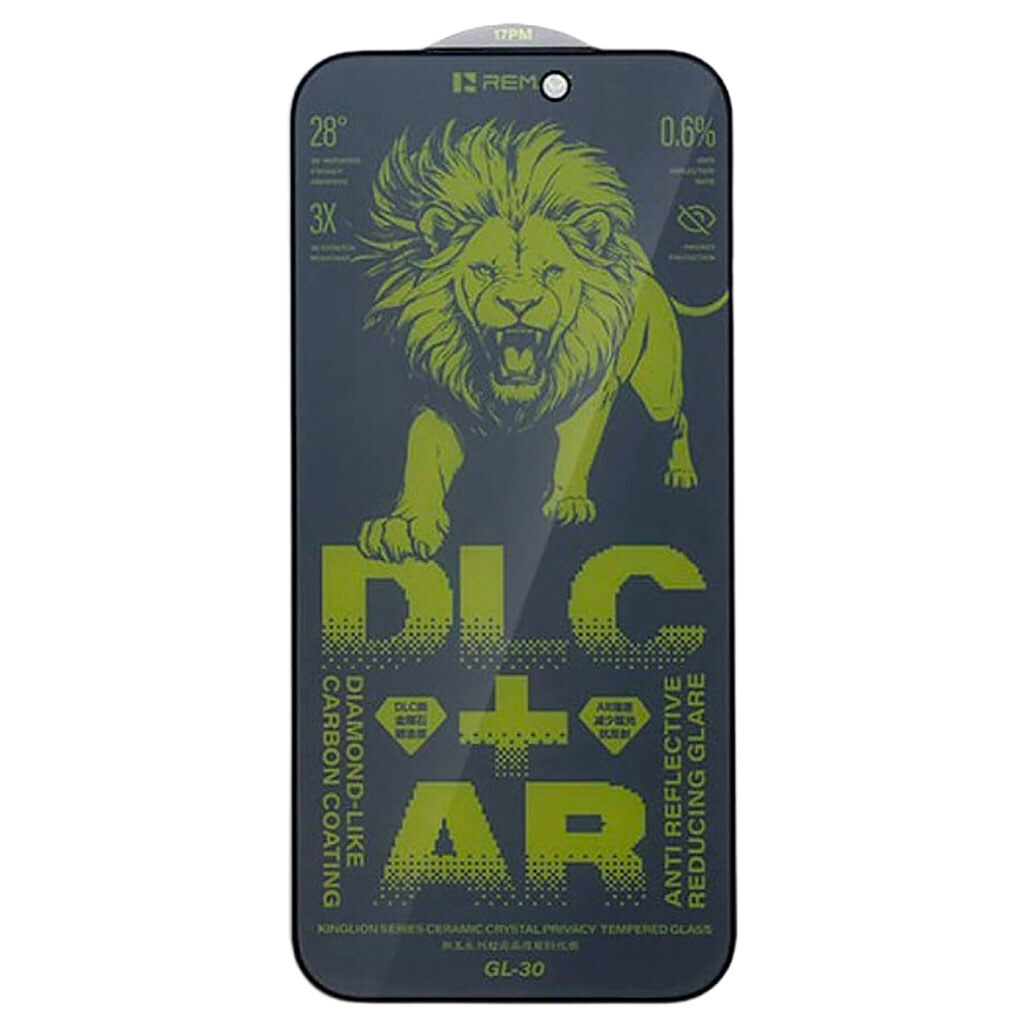 Защитное стекло Apple iPhone 17 Pro Max, Remax GL-30 Kinglion, Антишпион, Черный - № 2 Защитное стекло Apple iPhone 17 Pro Max, Remax GL-30 Kinglion, Антишпион, Черный - № 2