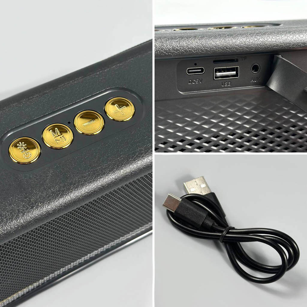 Портативная колонка M640, Черный - № 3 Портативная колонка M640, Черный - № 3