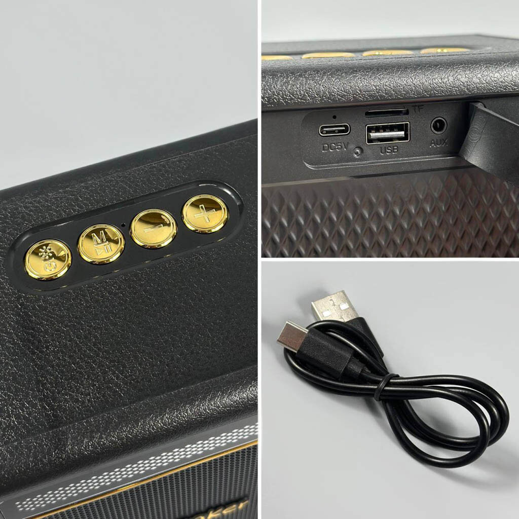 Портативная колонка M650, Черный - № 3 Портативная колонка M650, Черный - № 3