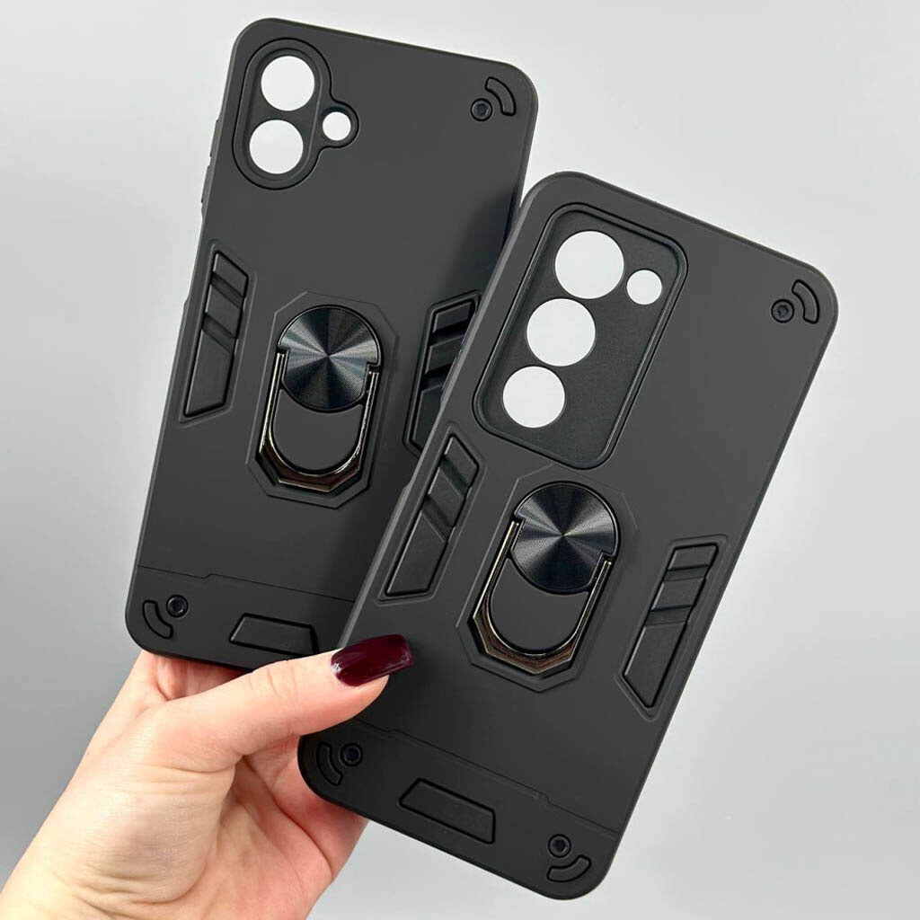 Чехол (накладка) Samsung A075 Galaxy A07, Armored Separate Camera, Черный - № 5 Чехол (накладка) Samsung A075 Galaxy A07, Armored Separate Camera, Черный - № 5
