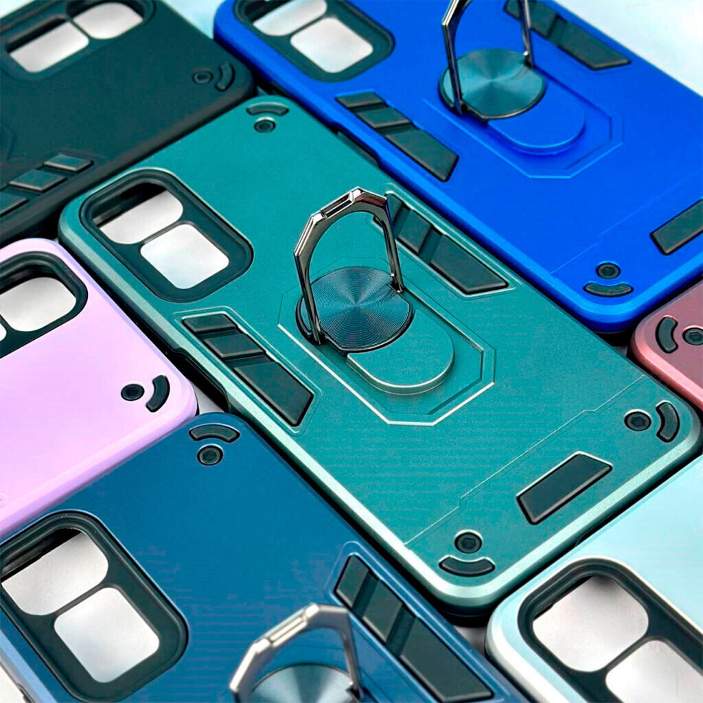 Чехол (накладка) Apple iPhone 13 Pro Max, Armored Separate Camera, Зеленый - № 2 Чехол (накладка) Apple iPhone 13 Pro Max, Armored Separate Camera, Зеленый - № 2