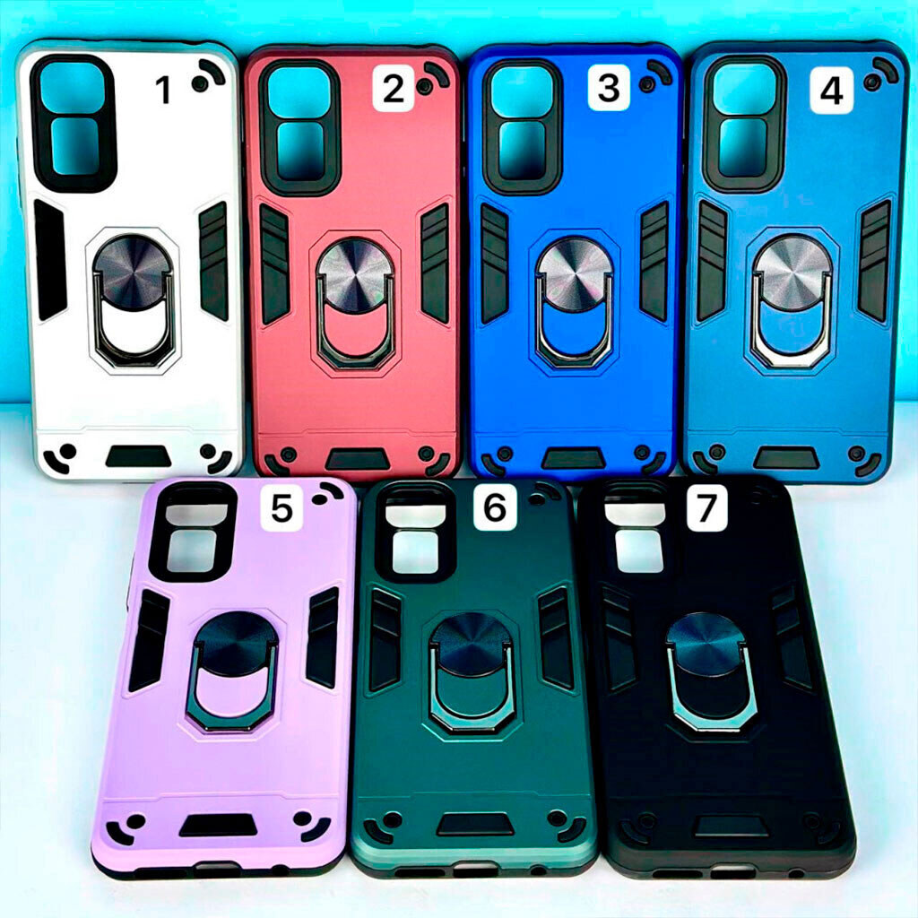 Чехол (накладка) Xiaomi Poco C71 / Redmi A5, Armored Separate Camera, Зеленый - № 8 Чехол (накладка) Xiaomi Poco C71 / Redmi A5, Armored Separate Camera, Зеленый - № 8